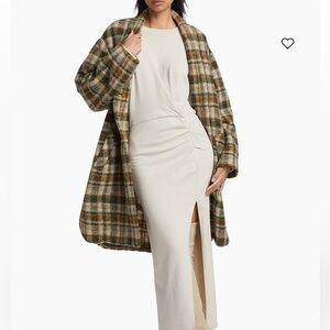 Marant Etoile Gabrielle check wool coat worn once. In stores now !